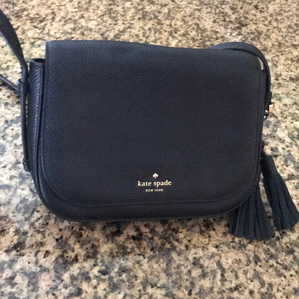 Kate Spade Crossbody Satchel Purse Black ♠️